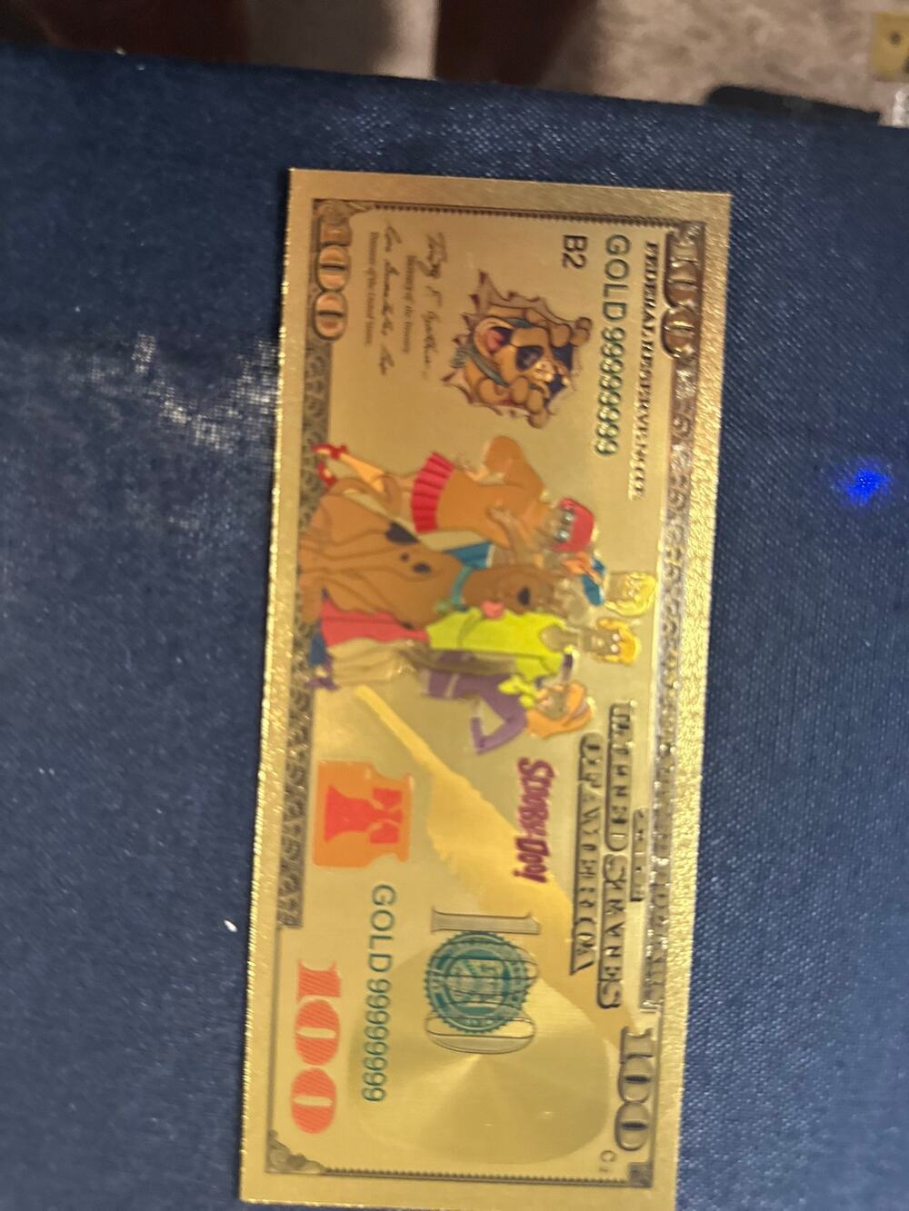 Scooby-Doo Mystery Inc. 6 Piece Gold Foil Novelty Note Set Scooby
